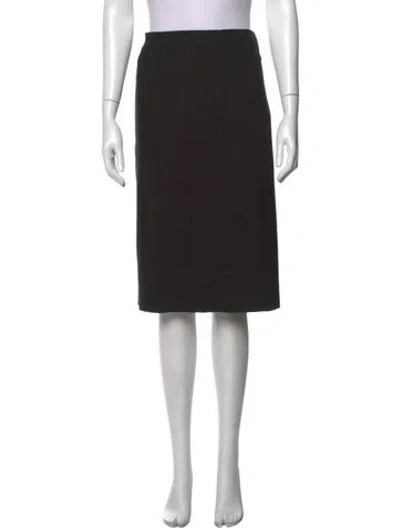 Pre-owned Vince Knee-length Skirt In Black