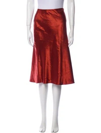 Pre-owned Vince Knee-length Skirt In Brown