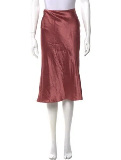Pre-owned Vince Knee-length Skirt In Pink