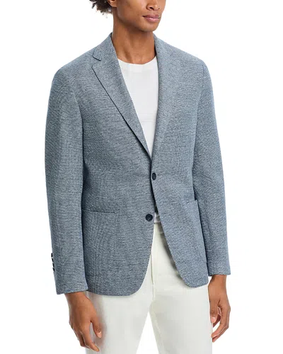 Vince Knit Blazer In Blue
