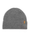 Vince Knit Cashmere Hat In Gray