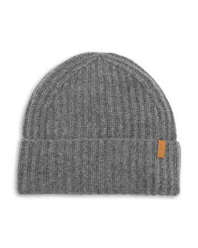Vince Knit Cashmere Hat In Gray