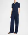 Vince Knit Pull-on Pants In Navy