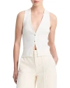 Vince Knit Vest In Off White