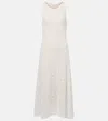 Vince High-neck Tank Dress In White