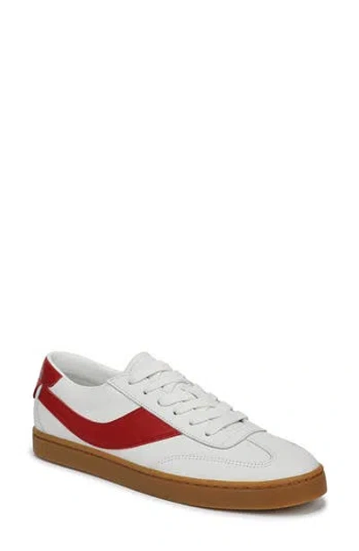 Vince Korrin Leather Sneaker In White