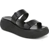Vince Lagos Platform Slide Sandal In Black