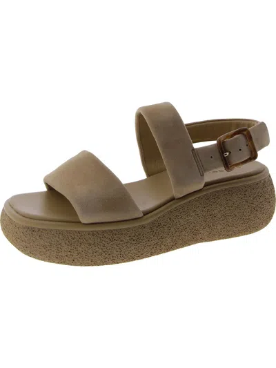Vince Laguna Womens Faux Leather Ankle Strap In Multi