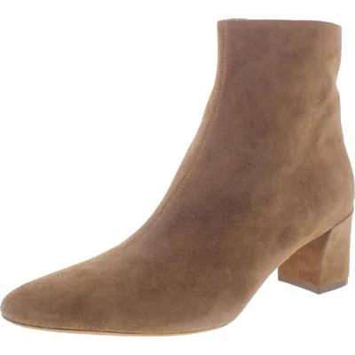 Vince Lanica Womens Leather Pointed Toe Ankle Boots In Multi