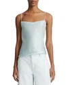Vince Layered Chiffon Trim Camisole
