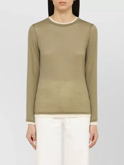 VINCE LAYERED CREW NECK T SHIRT
