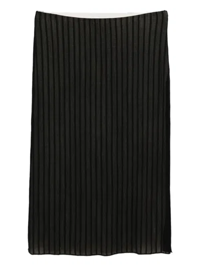 Vince Layered Skirt In Black