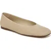 Vince Leah Ballet Flat In Blonde