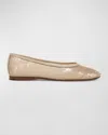 Vince Leah Sequin Ballerina Flats In Sand