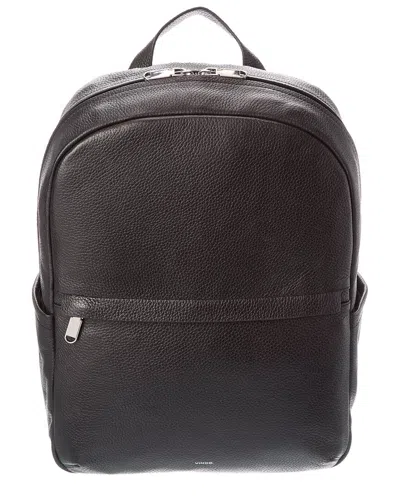 Vince Leather Backpack In Black