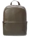 Vince Leather Backpack In Green