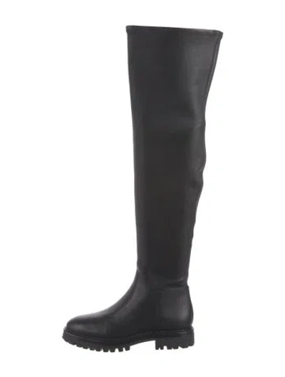 Pre-owned Vince Leather Boots In Black