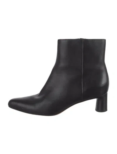 Pre-owned Vince Leather Boots In Black
