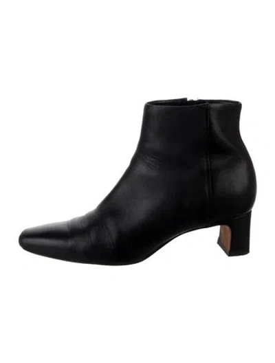 Pre-owned Vince Leather Boots In Black