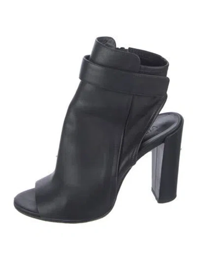 Pre-owned Vince Leather Boots In Blue