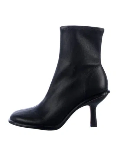 Pre-owned Vince Leather Boots In Blue