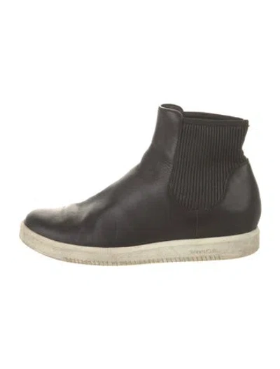 Pre-owned Vince Leather Chelsea Boots
