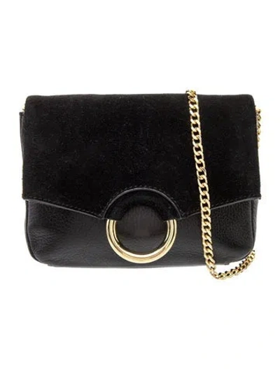Pre-owned Vince Leather Crossbody Bag In Black