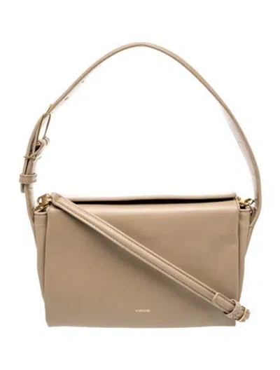 Pre-owned Vince Leather Crossbody Bag In Neutral