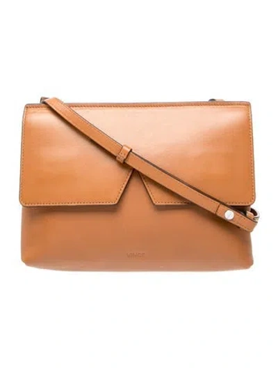 Pre-owned Vince Leather Crossbody Bag In Neutral