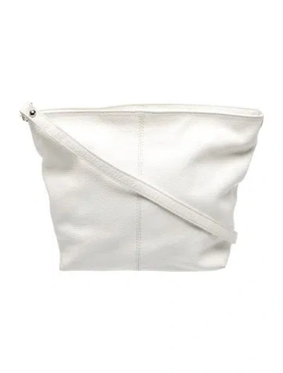 Pre-owned Vince Leather Crossbody Bag In White