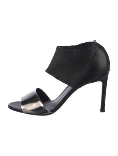 Pre-owned Vince Leather D'orsay Pumps In Black