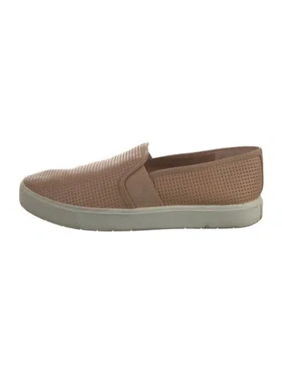 Pre-owned Vince Leather Espadrilles In Neutral