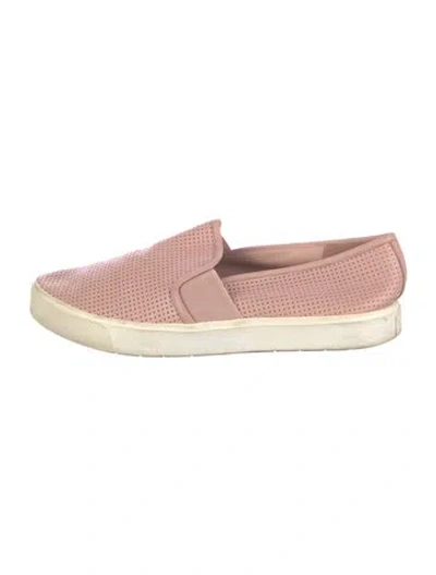 Pre-owned Vince Leather Flats In Pink