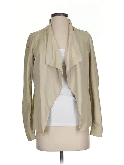 Pre-owned Vince Leather Jacket In Brown