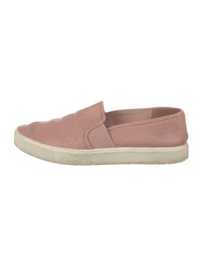 Pre-owned Vince Leather Loafers In Pink