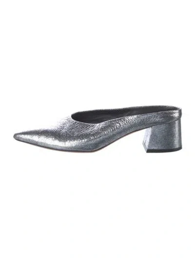 Pre-owned Vince Leather Mules