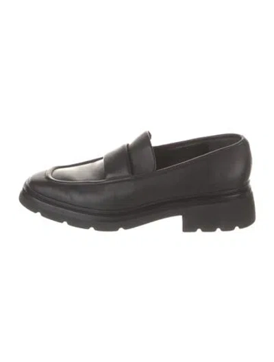 Pre-owned Vince Leather Mules In Black
