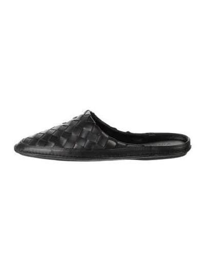 Pre-owned Vince Leather Mules In Black