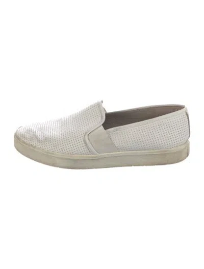 Pre-owned Vince Leather Printed In White