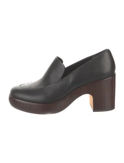 Pre-owned Vince Leather Pumps In Black