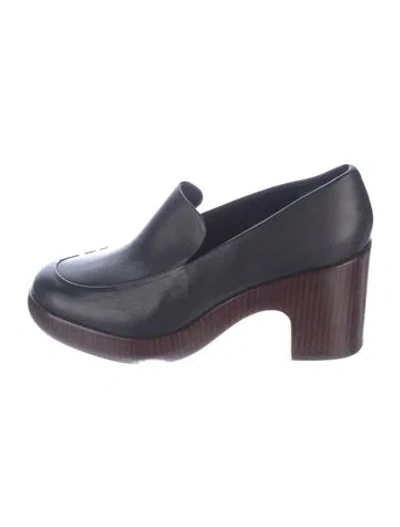 Pre-owned Vince Leather Pumps In Black