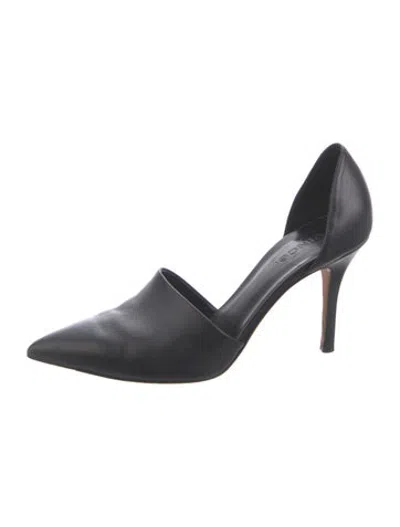 Pre-owned Vince Leather Pumps In Black
