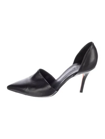 Pre-owned Vince Leather Pumps In Black