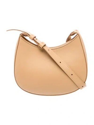 Pre-owned Vince Leather Shoulder Bag In Neutral