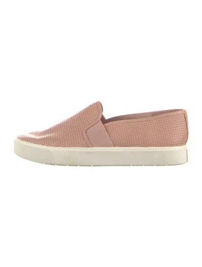 Pre-owned Vince Leather Sneakers In Pink