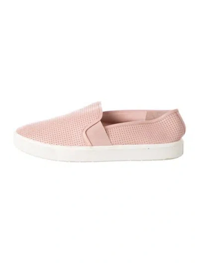 Pre-owned Vince Leather Sneakers In Pink