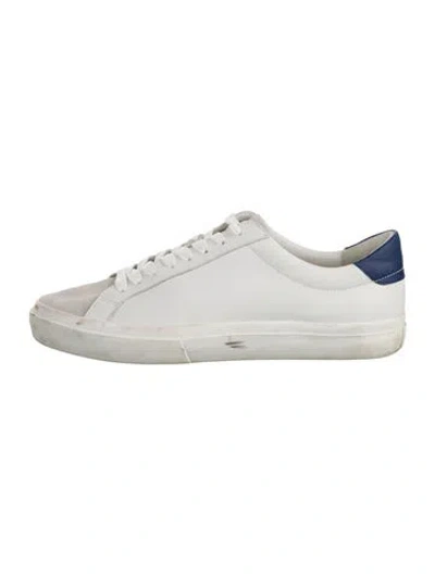 Pre-owned Vince Leather Sneakers In White