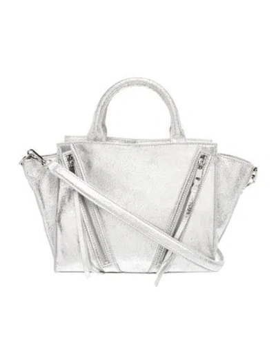 Pre-owned Vince Leather Top Handle Bag In White