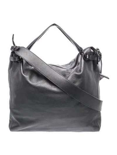 Pre-owned Vince Leather Tote In Black
