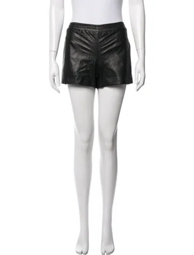 Pre-owned Vince Leather V-neck Sweater In Neutrals